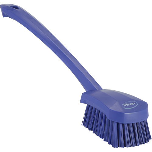 Vikan 41868 Brosse &agrave; manche long, Soies Ferme, Longueur de 16-3/10", Mauve