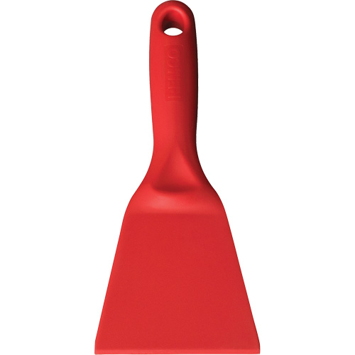 Vikan 69614 Grattoir en plastique, Rouge, 3" la x 8" lo