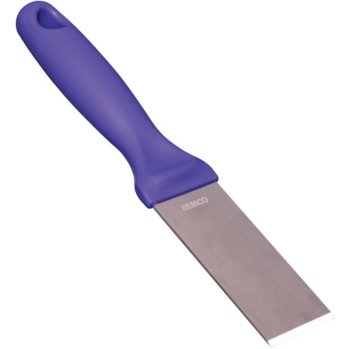 Vikan 69718 Stainless Steel Scraper, Purple, 1-1/2" W x 9" L