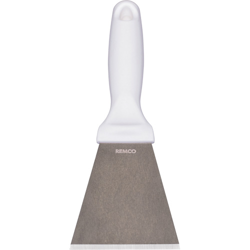 Vikan 69725 Large Stainless Steel Scraper, White, 3" W x 9" L