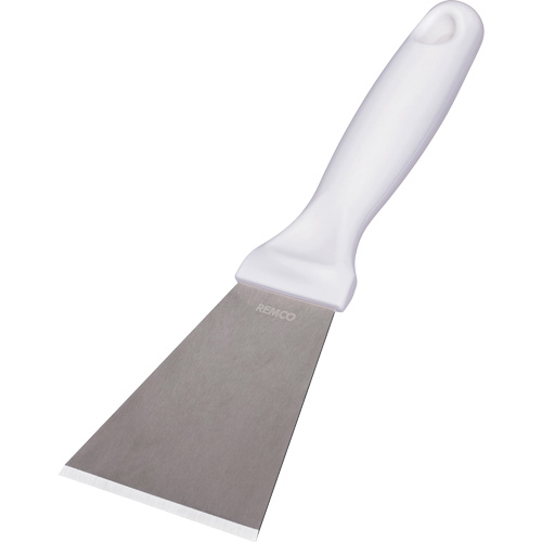 Vikan 69725 Large Stainless Steel Scraper, White, 3" W x 9" L