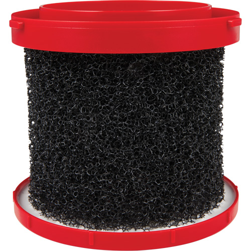 Milwaukee 49-90-2015 Wet Vacuum Filter, Foam, Fits 1.6 - 2.5 US gal.