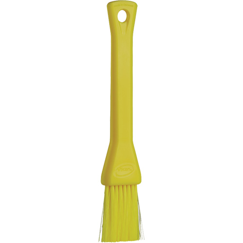 Vikan 5552306 1" Pastry Brush, Soft Bristles, 7-3/4" Long, Yellow