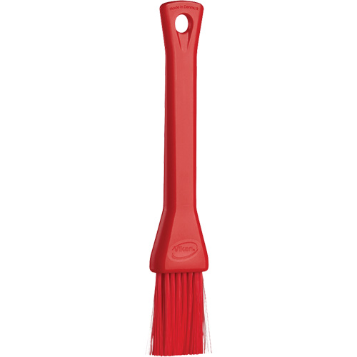 Vikan 5552304 Pinceau &agrave; p&acirc;tisserie 1", Soies Doux, Longueur de 7-3/4", Rouge