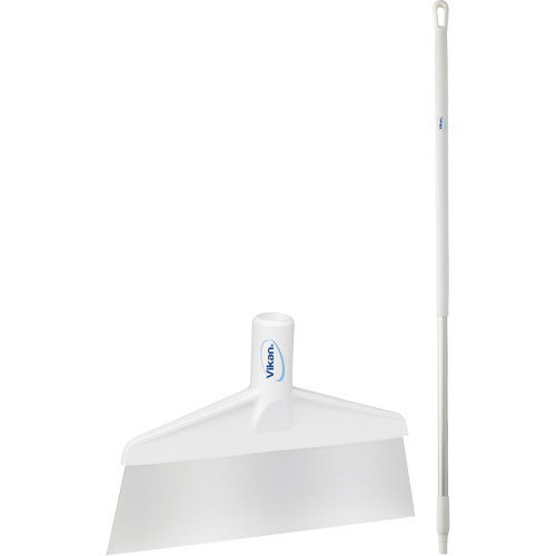Vikan JO059 Floor Scraper with Handle, White, 9-3/5" W x 55-9/10" L