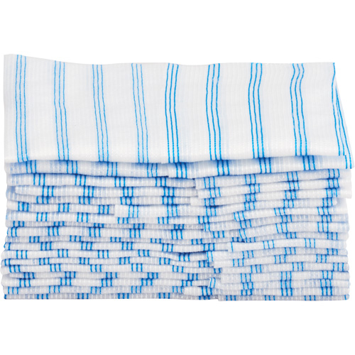 Hygen 2134283 Disposable Single-Use Cloths, Microfibre, Blue/White