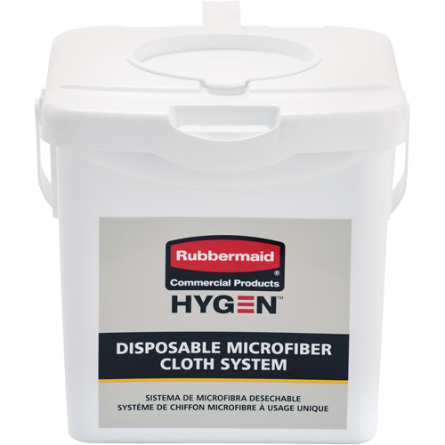 Hygen 2135007 Microfibre Cloth Charging Bucket, White
