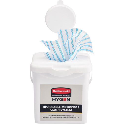Hygen 2135007 Microfibre Cloth Charging Bucket, White