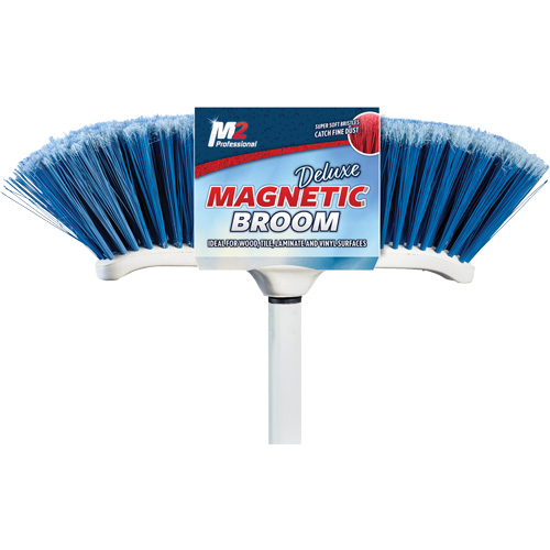 M2 Professional BM-4200-BL Venus Curved Magnetic Kitchen Broom, 48" Long