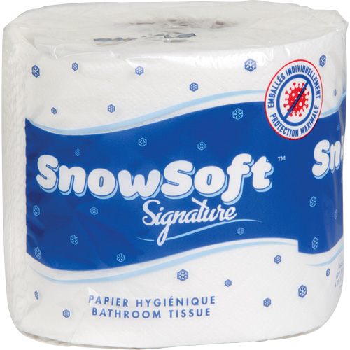 Sunset Converting Corporation BTS60024 Snow Soft Premium Toilet Paper, 2 Ply, 600 Sheets/Roll, 145' Length, White