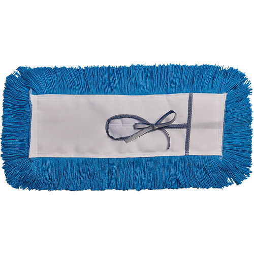 M2 Professional DM-STH560-BL Static-H Dust Mop, Tie-On Style, Nylon, 60" L x 5" W