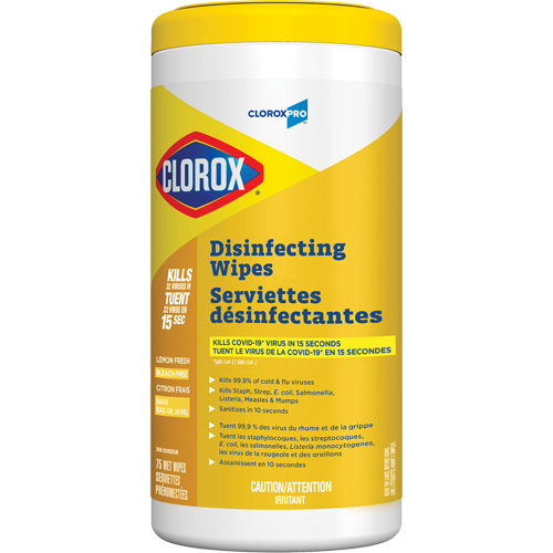 Clorox 55500012923 Disinfecting Wipes, 75 Count