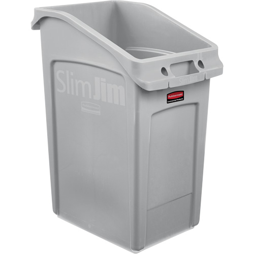 Rubbermaid 2026721 Slim Jim&reg; Under Counter Container, Plastic, 23 US gal.