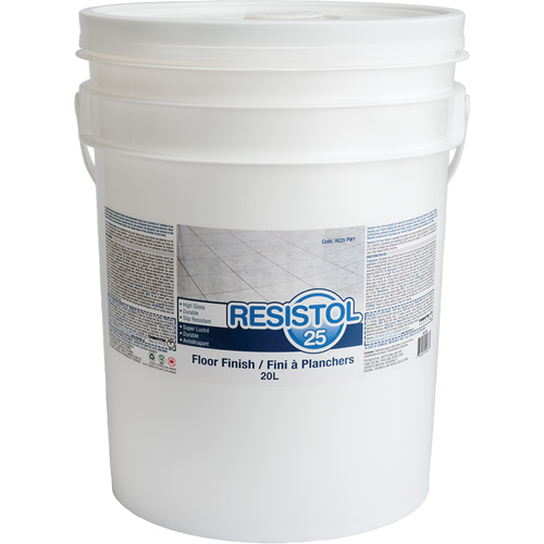 Safeblend RE25PW1 Finis pour planchers Resistol 25, 20 L, Seau