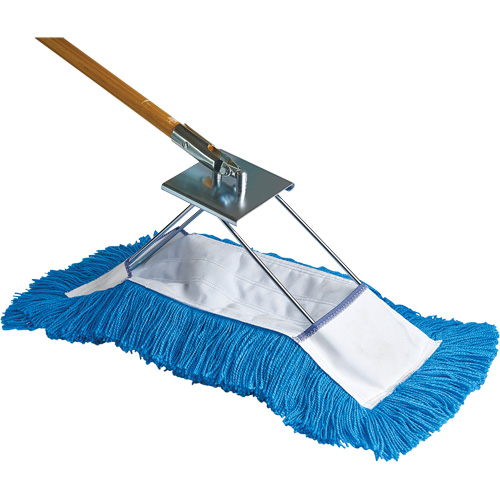 M2 Professional DMBA-STH518-BL Static-H Breakaway Dust Mop, Slip On Style, Nylon, 18" L x 5" W