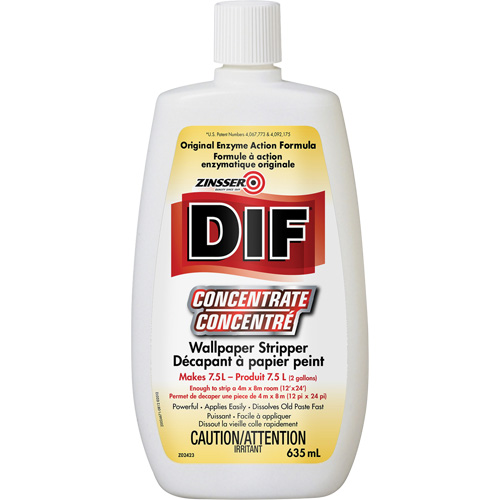 Rust-Oleum Z02423H D&eacute;capant &agrave; papier peint en liquide concentr&eacute; Zinsser DIF, 635 ml, Bouteille