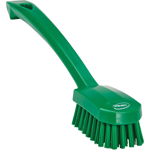 Vikan 30882 Small Utility Brush, Medium Bristles, 10-1/4" Long, Green