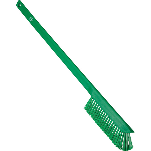 Vikan 41972 Ultra-Slim Wand Brush, Extra Stiff Bristles, 23-1/2" Long, Green