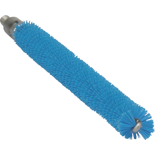 Vikan 53543 Brosse de 0,5" pour manche &agrave; tige flexible, Soies Moyen, Longueur de 7-9/10", Bleu