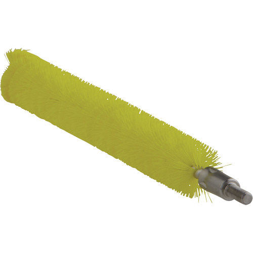 Vikan 53656 0.8" Brush for Flex Rod, Medium Bristles, 8" Long, Yellow