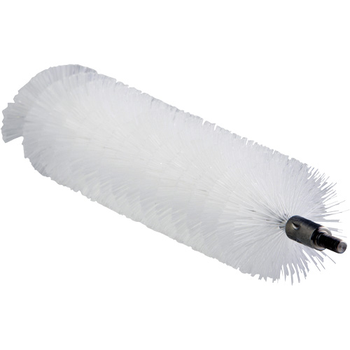 Vikan 53685 Brosse de 1,6" pour manche &agrave; tige flexible, Soies Moyen, Longueur de 8", Blanc