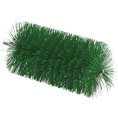 Vikan 53912 Brosse de 3,5" pour manche &agrave; tige flexible, Soies Moyen, Longueur de 7-7/10", Vert