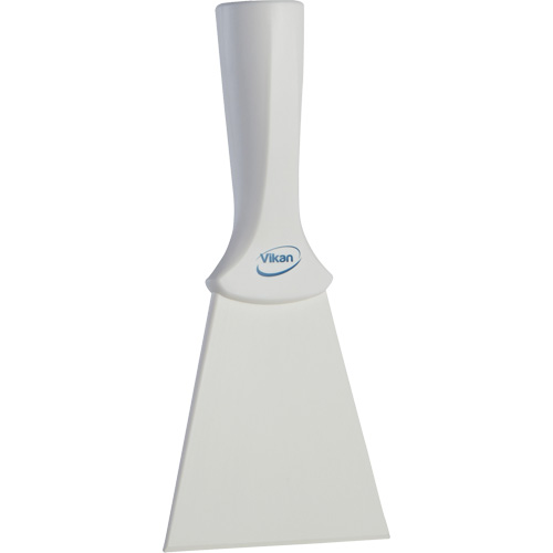 Vikan 40125 Nylon Scraper with Threaded Handle, White, 4" W x 8" L