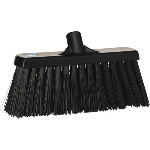 Vikan 29159 Balai-brosse robuste, Crins Ferme, 13", Polyester, Noir