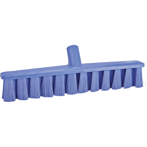 Vikan 31718 UST Soft Push Broom, Fine Bristles, 15-1/4", Polyester, Purple