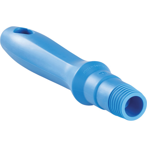 Vikan 29343 Mini manche, Brosse/Support &agrave; tampon/Grattoir/Raclette, Bleu, Standard, 6-1/4" lo