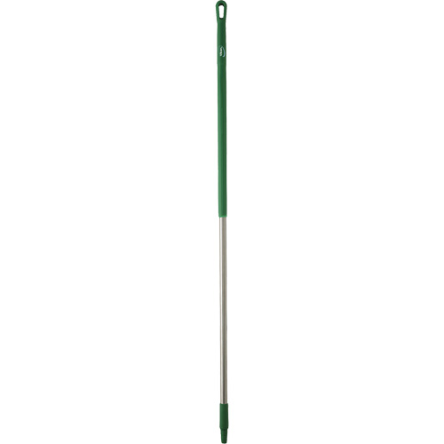 Vikan 29392 Handle, Broom/Brush/Pad Holder/Scraper/Squeegee, Green, Ergonomic, 59" L
