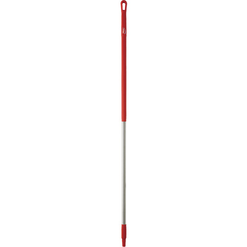 Vikan 29394 Handle, Broom/Brush/Pad Holder/Scraper/Squeegee, Red, Ergonomic, 59" L
