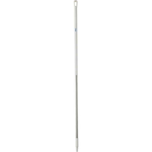 Vikan 29395 Manche, Balai/Brosse/Support &agrave; tampon/Grattoir/Raclette, Blanc, Ergonomique, 59" lo