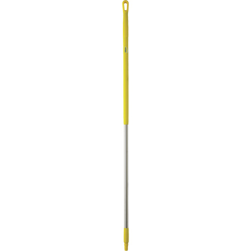 Vikan 29396 Handle, Broom/Brush/Pad Holder/Scraper/Squeegee, Yellow, Ergonomic, 59" L