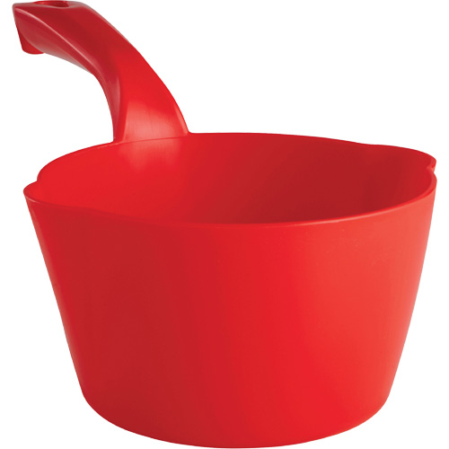 Vikan 56814 Round Bowl Scoop, Plastic, Red, 32 oz.