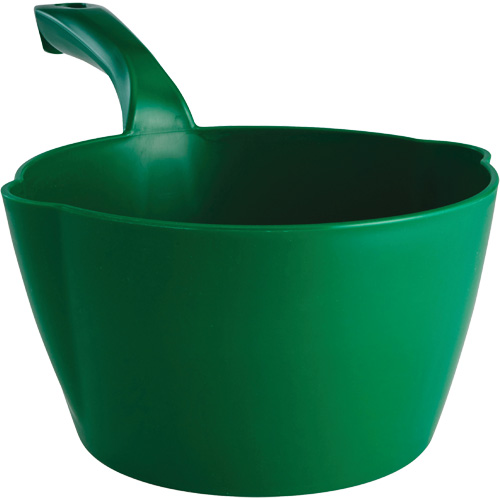 Vikan 56822 Round Bowl Scoop, Plastic, Green, 64 oz.