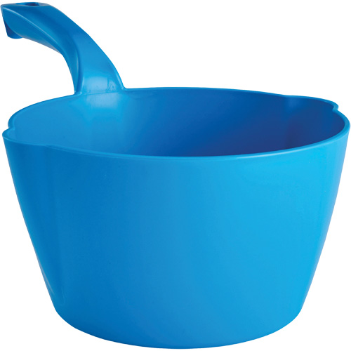 Vikan 56823 Round Bowl Scoop, Plastic, Blue, 64 oz.