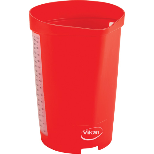 Vikan 60004 Cruche gradu&eacute;e, Plastique, Rouge, 65 oz