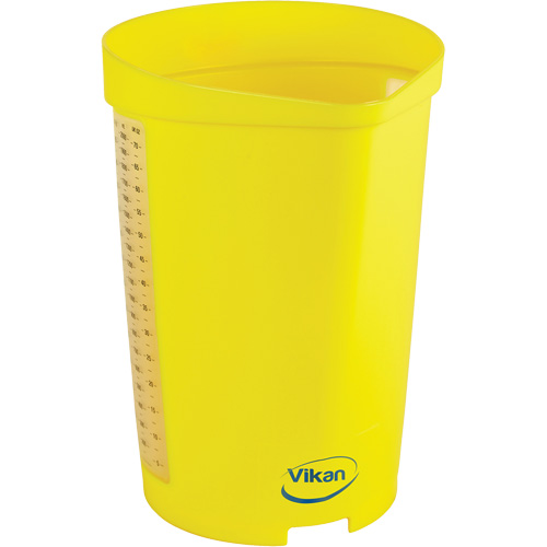 Vikan 60006 Cruche gradu&eacute;e, Plastique, Jaune, 65 oz