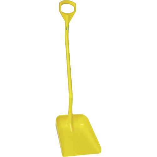 Vikan 56016 Pelle ergonomique &agrave; grande lame, Longueur de 51", Plastique, Jaune