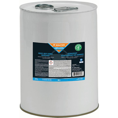 Walter Surface Technologies 53G537 Heavy-Duty Citrus Degreaser, Pail