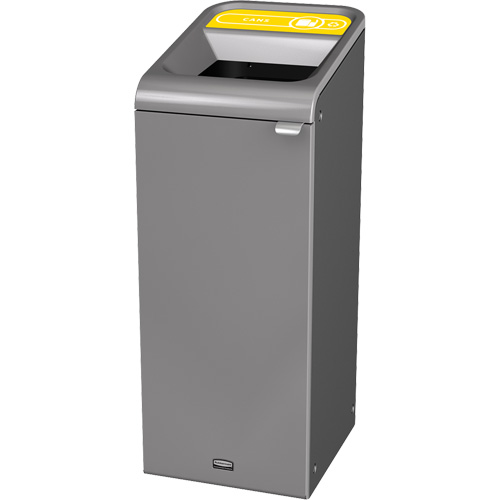 Rubbermaid 1961619 Conteneur pour d&eacute;chets de bidon Configure, Vrac/Bord de rue/De bureau, Acier, 15 gal. US