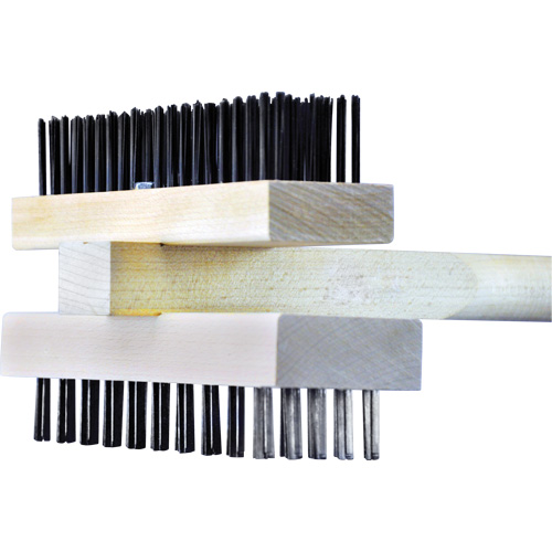 Felton Brushes CHEF110 Double-Sided Commercial Broiler & Grill Brush, Carbon Steel/Flat Steel Wire, 48" Long