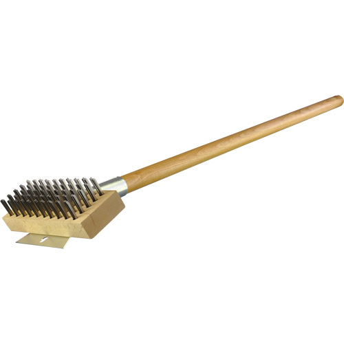 Felton Brushes CHEF201 Ultimate Grill and Oven Brush, Flat Steel Wire, 30" Long