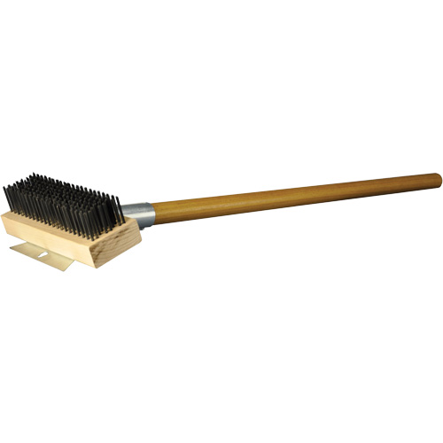 Felton Brushes CHEF202 Ultimate Grill and Oven Brush, Carbon Steel, 30" Long