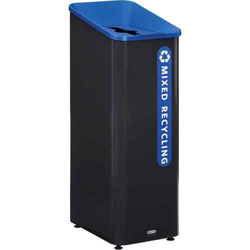 Rubbermaid 2078994 Bac de recyclage mixte Sustain, Vrac, Plastique, 15 gal. US