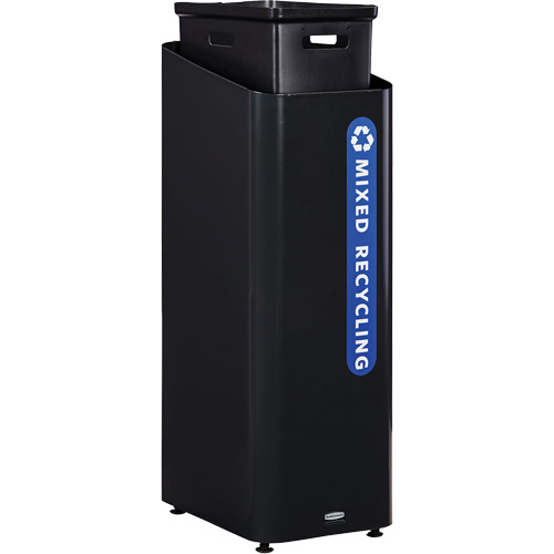 Rubbermaid 2078994 Bac de recyclage mixte Sustain, Vrac, Plastique, 15 gal. US
