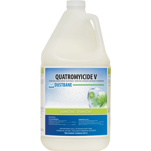 Dustbane 52898 Quatromyicide V Disinfectant, Sanitizer & Deodorizer, 4 L, Jug