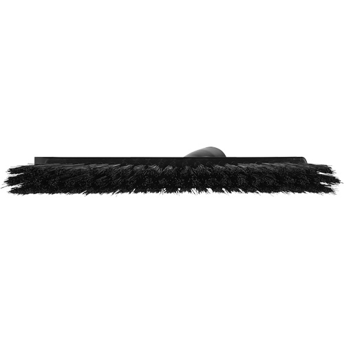 Vikan 31039 Dustpan Broom with Angled Thread, Medium Bristles, 10", Polyester, Black