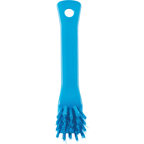 Vikan 39513 Brosse avec rebord grattoir, Soies Ferme, Longueur de 6", Bleu